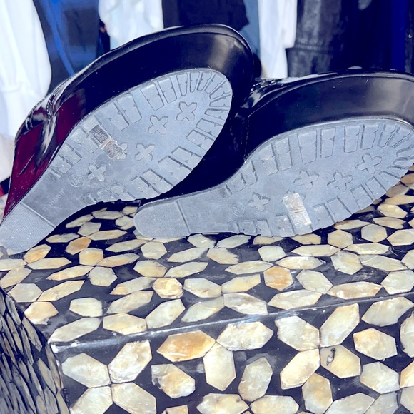 Black tuxedo wedge NEW NEVER WORN NO BOX - Picture 7 of 7